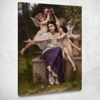 Dream Of Spring Dream Of Spring William Bouguereau wbg32 canvas print 