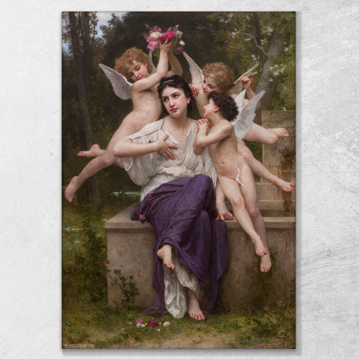Dream Of Spring Dream Of Spring William Bouguereau wbg32 canvas print 
