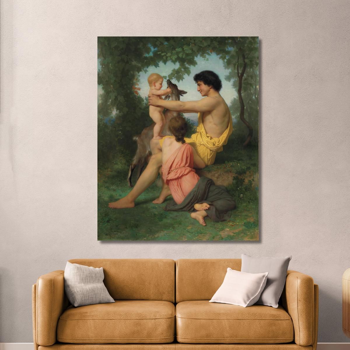Ancient Family Idyll William Bouguereau wbg47 canvas print 