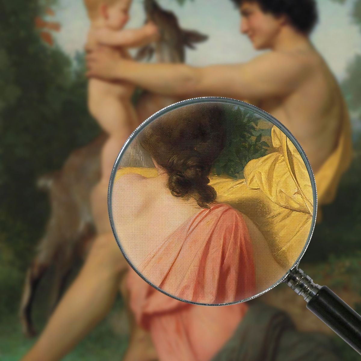 Ancient Family Idyll William Bouguereau wbg47 canvas print