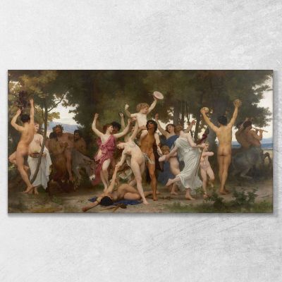 The Youth Of Bacchus William Bouguereau wbg64 canvas print 