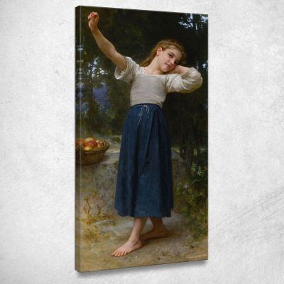 The Lazy One William Bouguereau wbg67 canvas print 