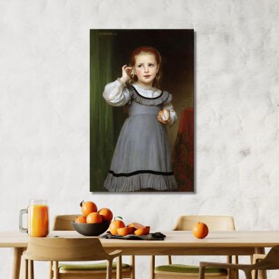 The Sound Of The Sea William Bouguereau wbg77 canvas print 