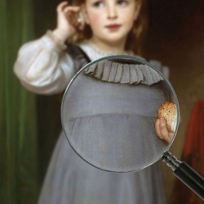 The Sound Of The Sea William Bouguereau wbg77 canvas print