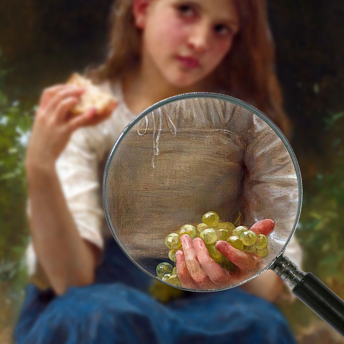 Afternoon Tea William Bouguereau wbg82 canvas print