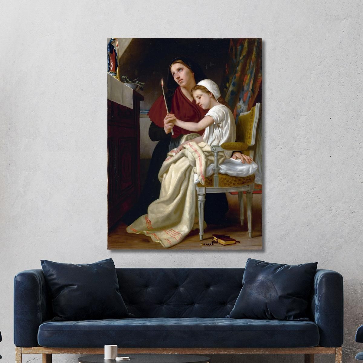 The Wish William Bouguereau wbg93 canvas print 