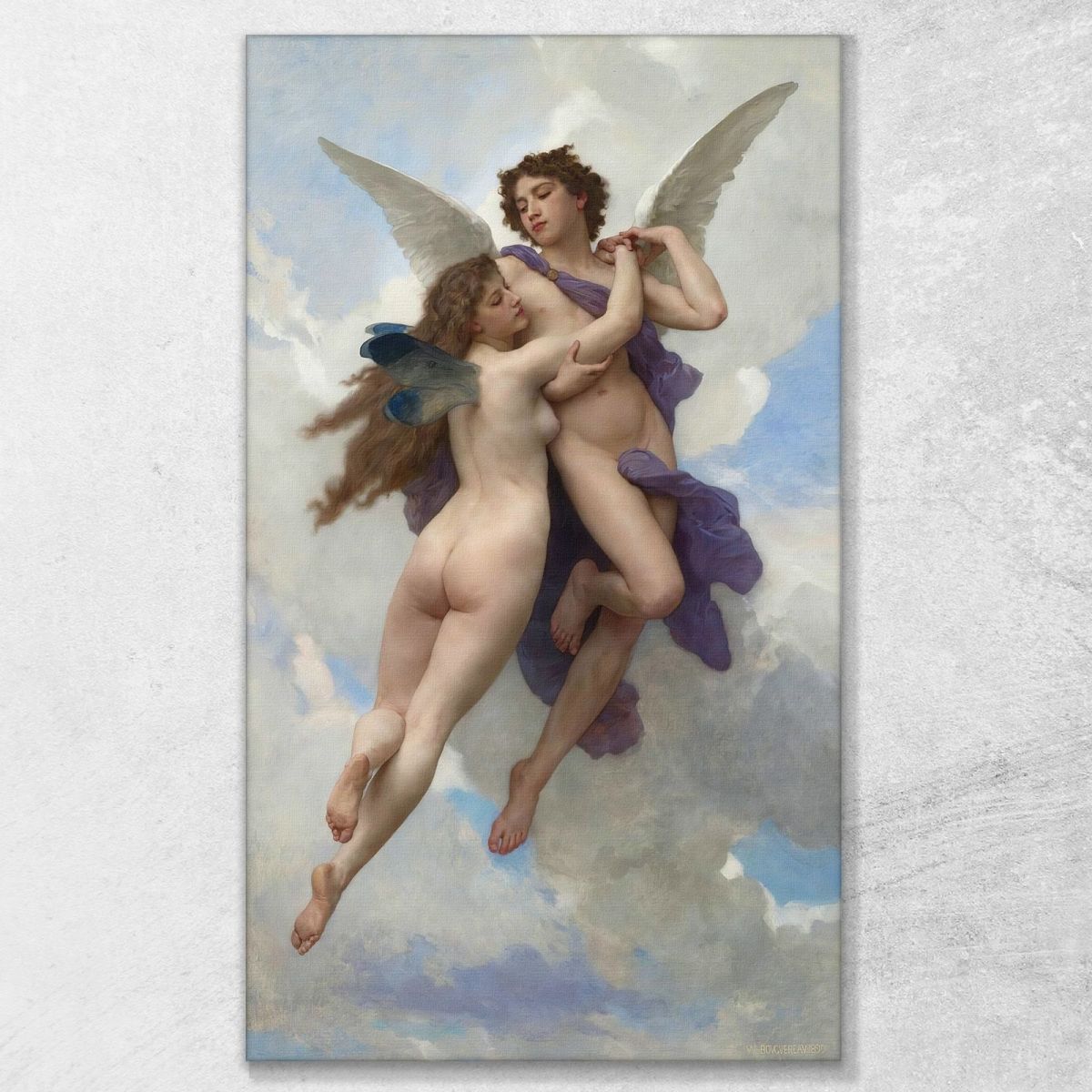 Love And Psyché William Bouguereau wbg102 canvas print 