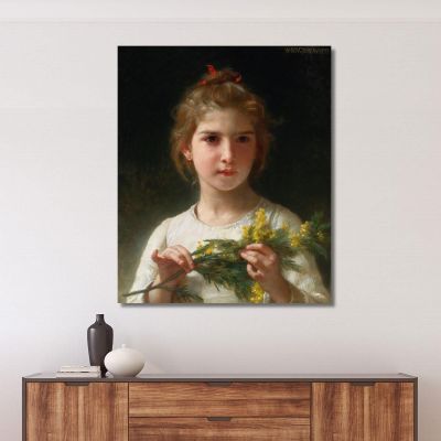 Mimosa William Bouguereau wbg117 canvas print 