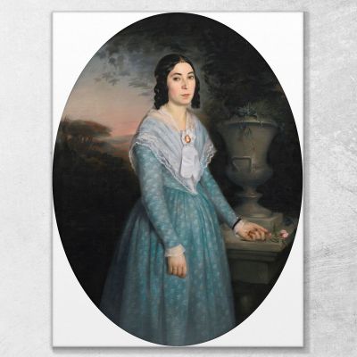 Portrait Of Marie Célina Brieu William Bouguereau wbg134 canvas print 