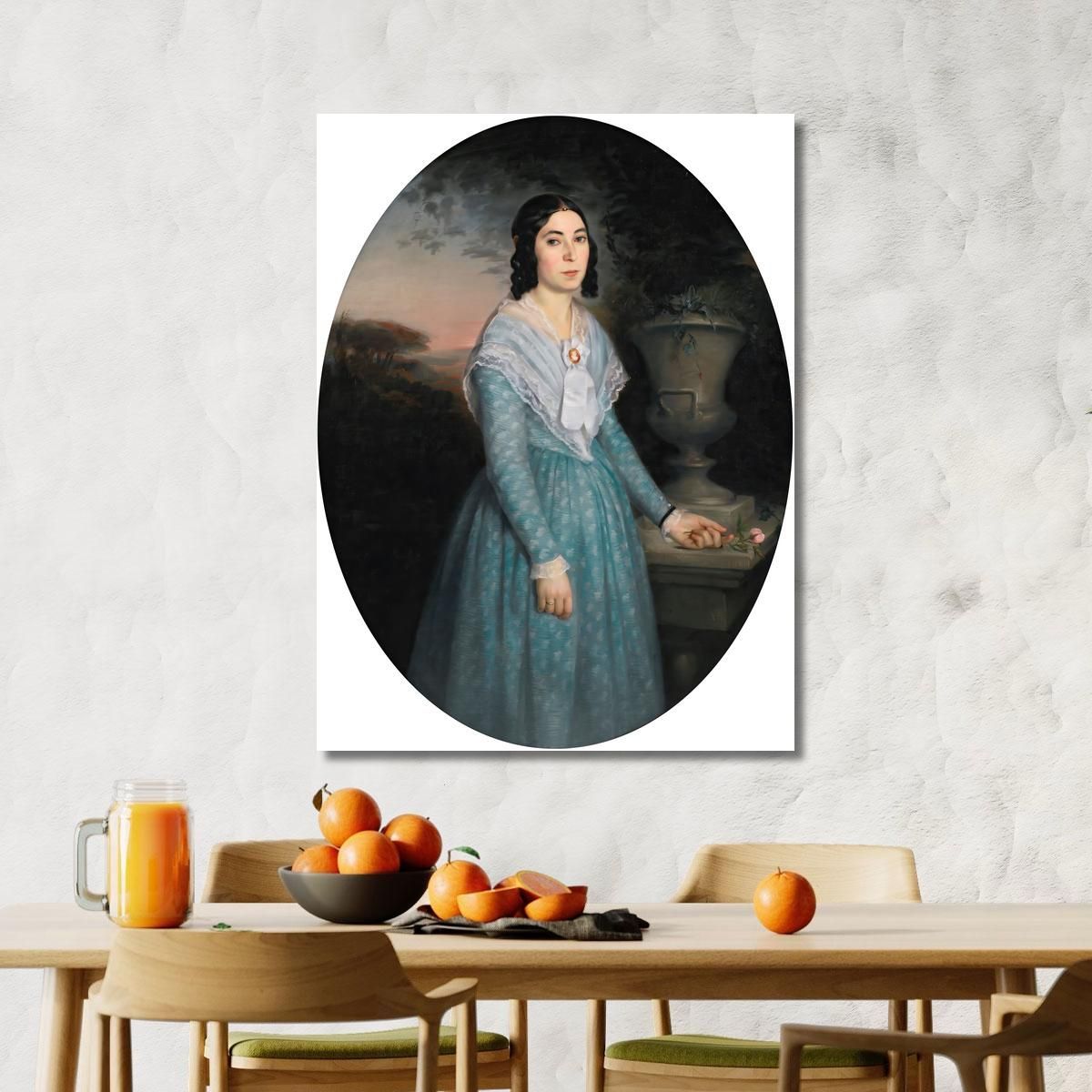 Portrait Of Marie Célina Brieu William Bouguereau wbg134 canvas print 