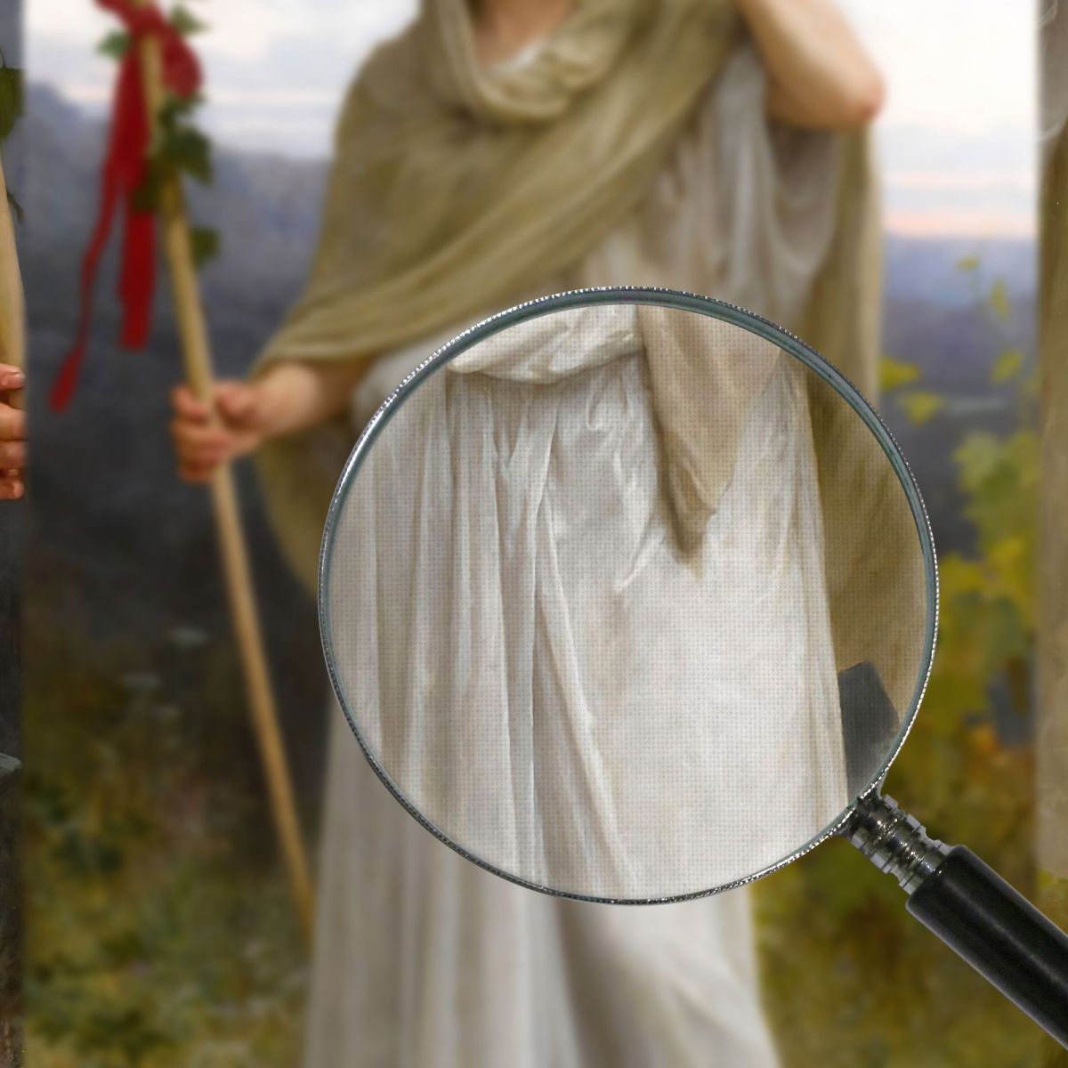 Priestess Of Bacchus William Bouguereau wbg136 canvas print