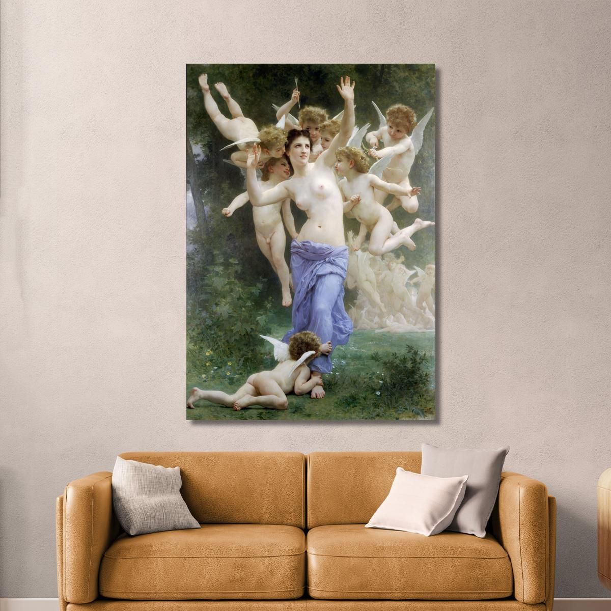 The Invasion William Bouguereau wbg162 canvas print 