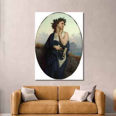 The Muse Philomèle William Bouguereau wbg164 canvas print 