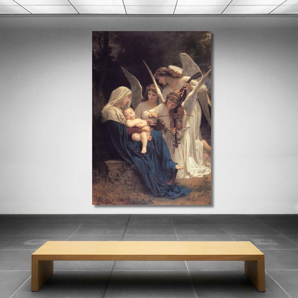 The Song Of The Angels William Bouguereau wbg167 canvas print 