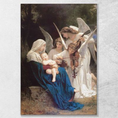 The Virgin Of The Angels William Bouguereau wbg170 canvas print 