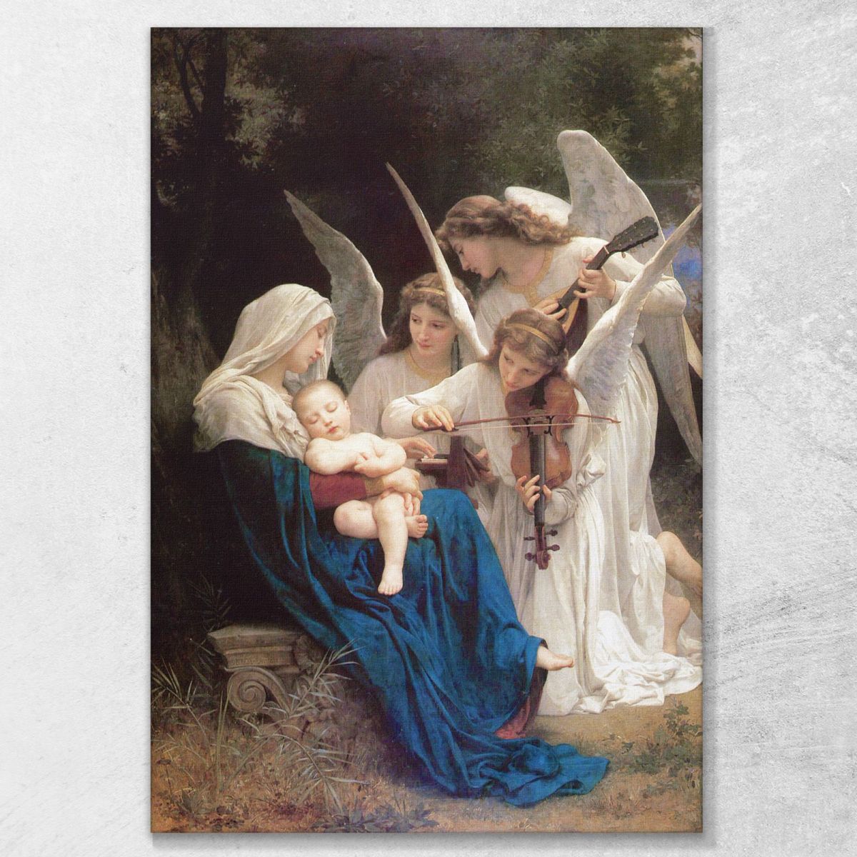 The Virgin Of The Angels William Bouguereau wbg170 canvas print 
