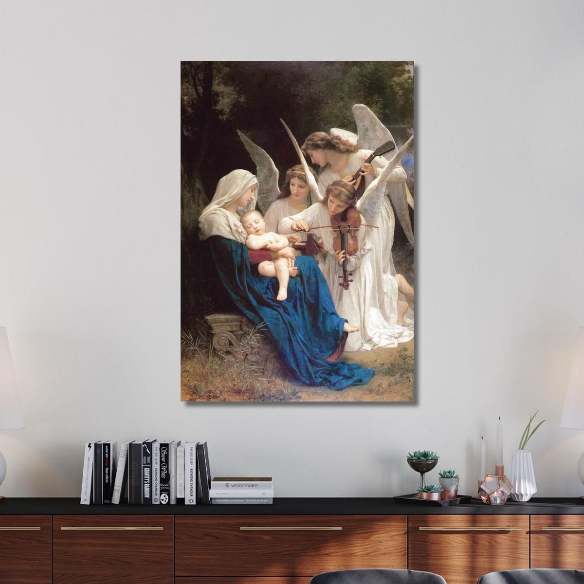 The Virgin Of The Angels William Bouguereau wbg170 canvas print 
