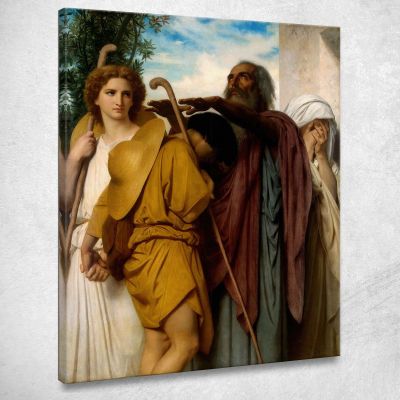 Tobias Saying Good Bye To His Father William Bouguereau wbg173 canvas print 
