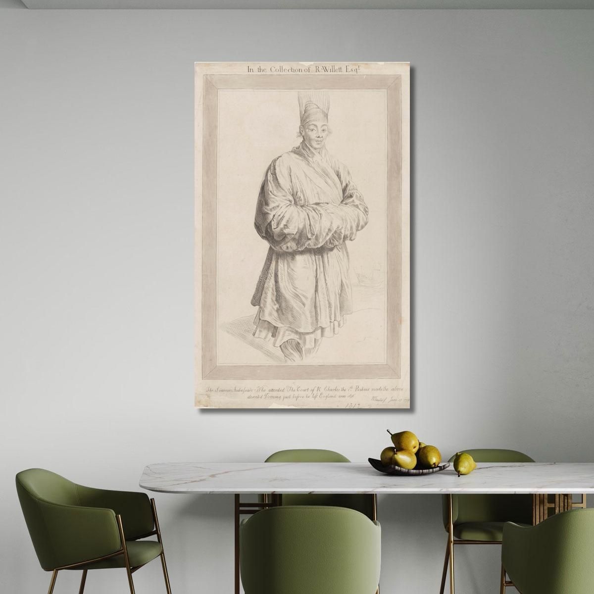 A Siamese Envoy Peter Paul Rubens ppr7 canvas print 