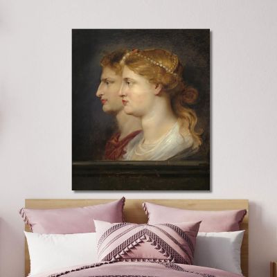 Agrippina And Germanicus Peter Paul Rubens ppr18 canvas print 