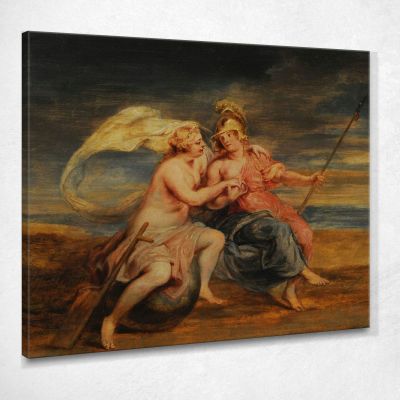 Allegory Of Fortune And Virtue Peter Paul Rubens ppr19 canvas print 