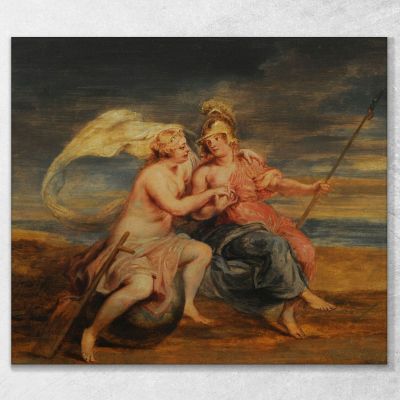 Allegory Of Fortune And Virtue Peter Paul Rubens ppr19 canvas print 