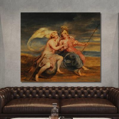 Allegory Of Fortune And Virtue Peter Paul Rubens ppr19 canvas print 