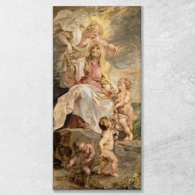 Allegory Of Eternity The Succession Of The Popes Peter Paul Rubens ppr22 canvas print 