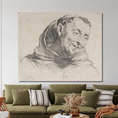 Capuchin Monk Peter Paul Rubens ppr36 canvas print 