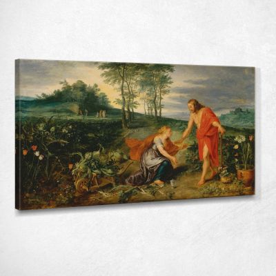 Christ Appears To Mary Magdalene On Easter Morning Noli Me Tangere Peter Paul Rubens ppr38 canvas print 