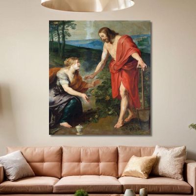 Christ Appears To Mary Magdalene Peter Paul Rubens ppr39 canvas print 