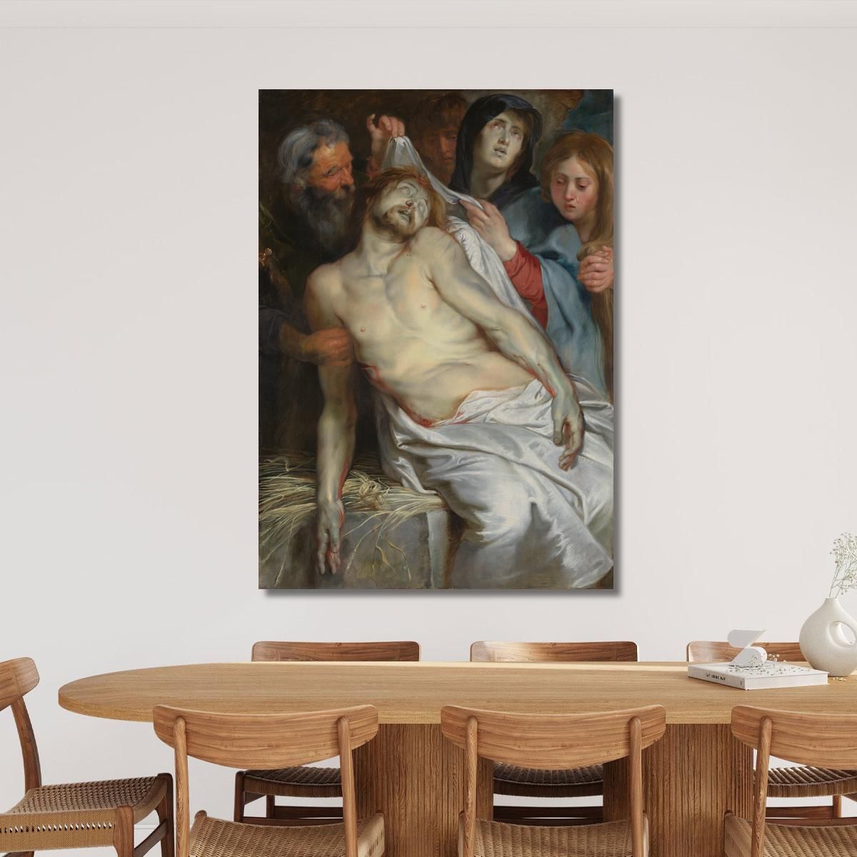Christ On The Straw Peter Paul Rubens ppr42 canvas print 