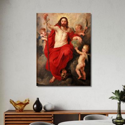 Christ Triumphing Over Death And Sin Peter Paul Rubens ppr43 canvas print 