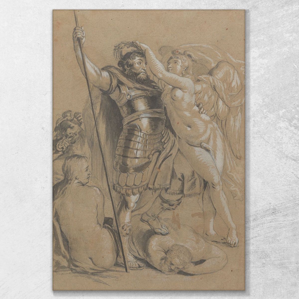 Crowning Of Mars Peter Paul Rubens ppr48 canvas print 