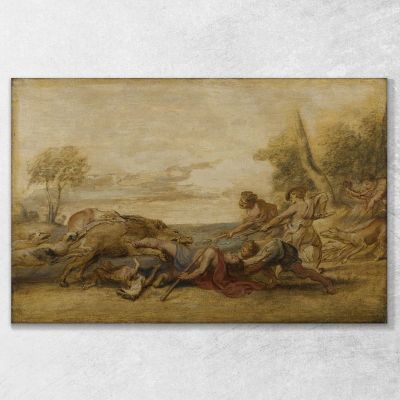 Death Of Adonis Peter Paul Rubens ppr56 canvas print 