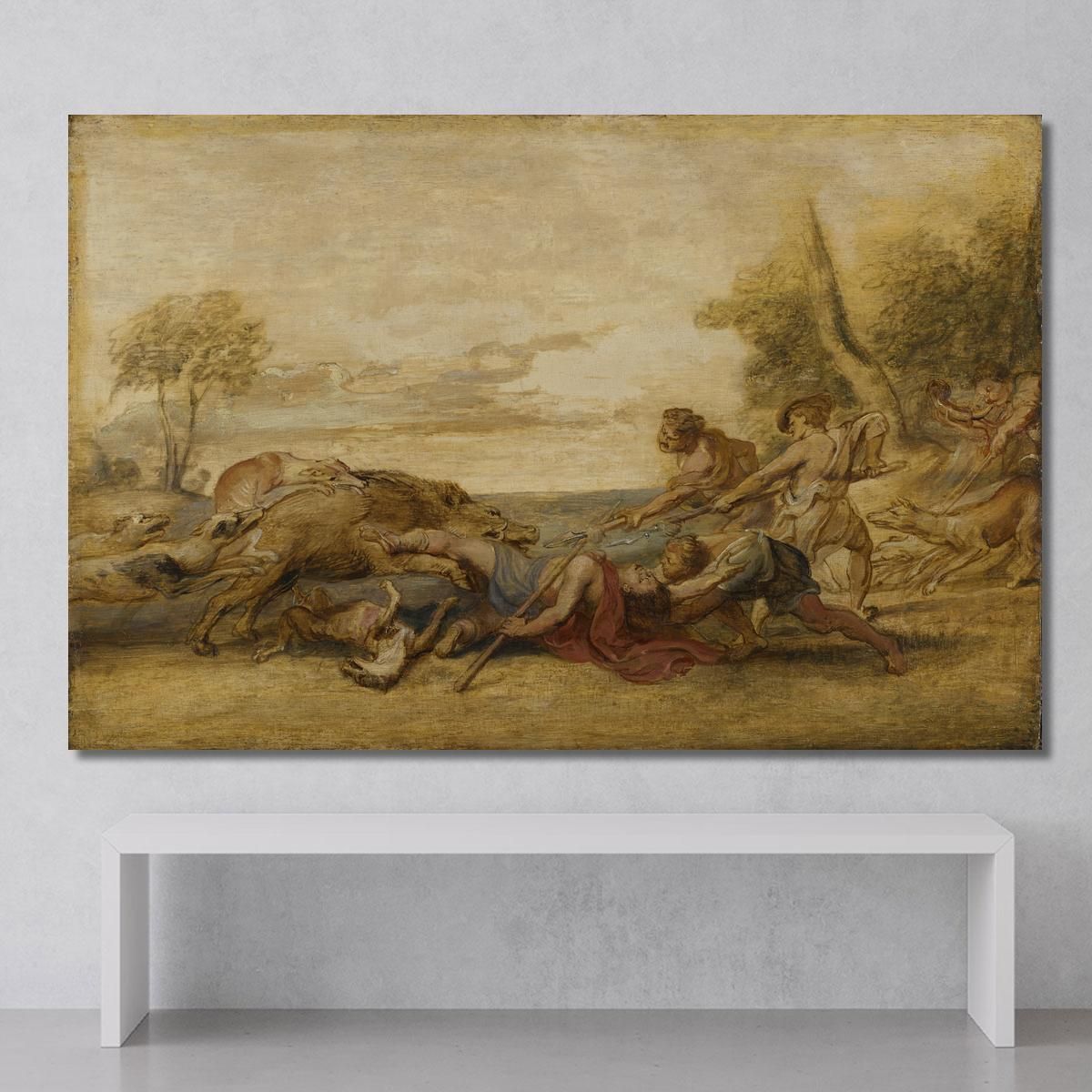 Death Of Adonis Peter Paul Rubens ppr56 canvas print 