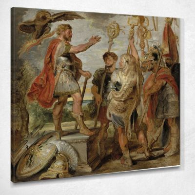Decius Mus Addressing The Legions Peter Paul Rubens ppr58 canvas print 