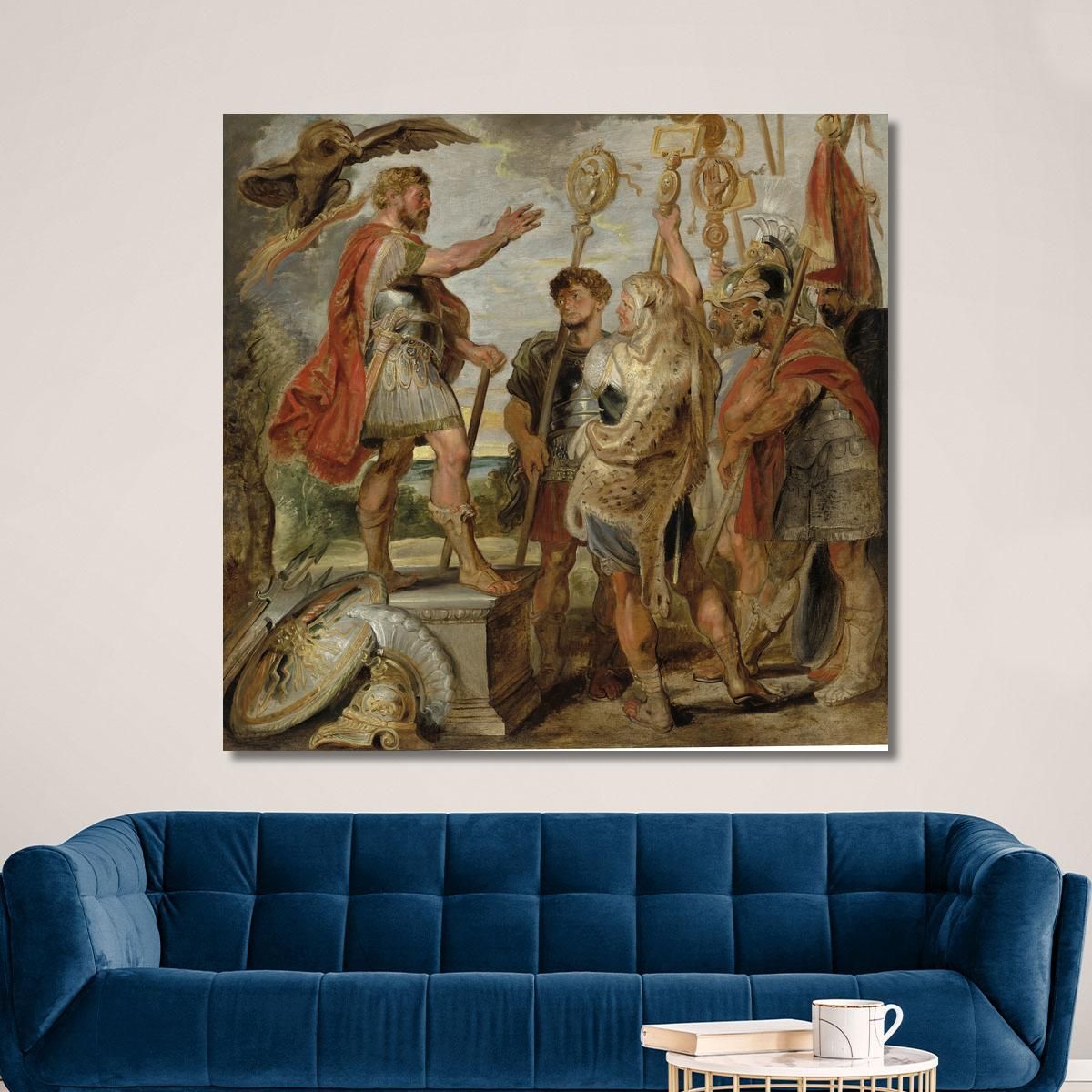 Decius Mus Addressing The Legions Peter Paul Rubens ppr58 canvas print 