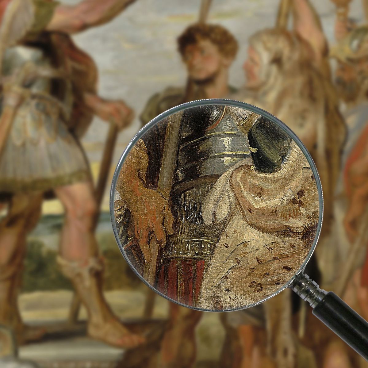 Decius Mus Addressing The Legions Peter Paul Rubens ppr58 canvas print
