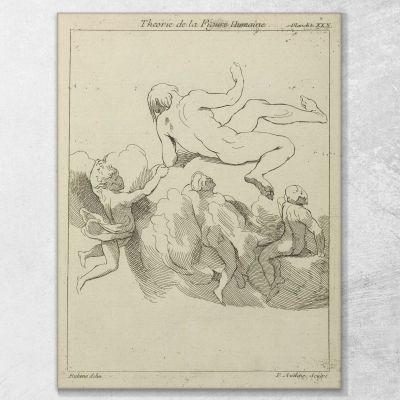 Four Figures In Floating Positions Three Amidst Clouds Peter Paul Rubens ppr75 canvas print 