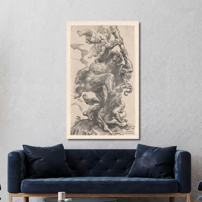 Hercules Overcomes Envy Peter Paul Rubens ppr93 canvas print 