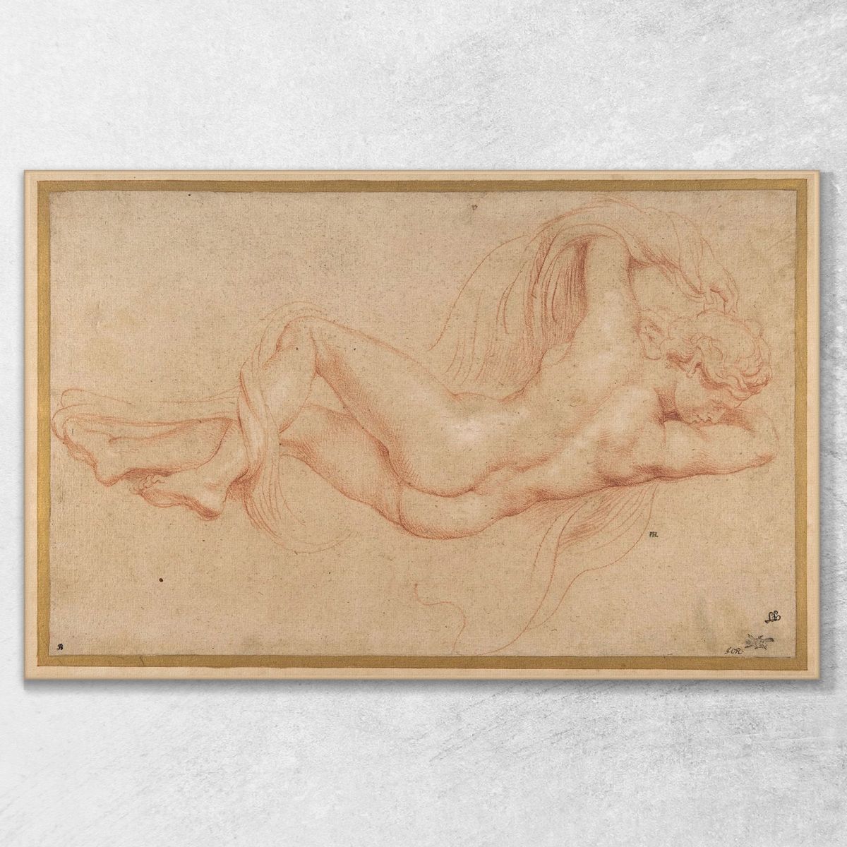 Hermaphrodite Peter Paul Rubens ppr95 canvas print 