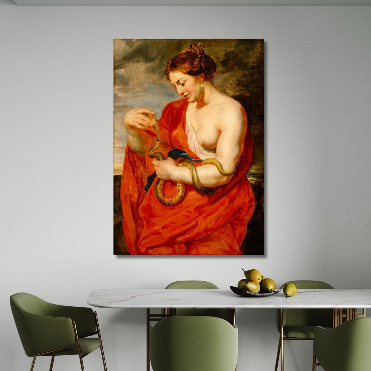 Hygeia Goddess Of Health Peter Paul Rubens ppr98 canvas print 