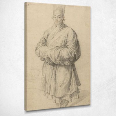 Man In Korean Costume Peter Paul Rubens ppr109 canvas print 