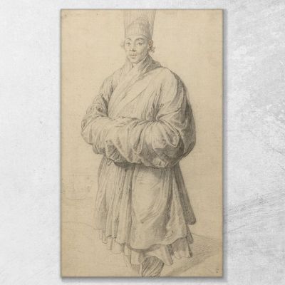 Man In Korean Costume Peter Paul Rubens ppr109 canvas print 