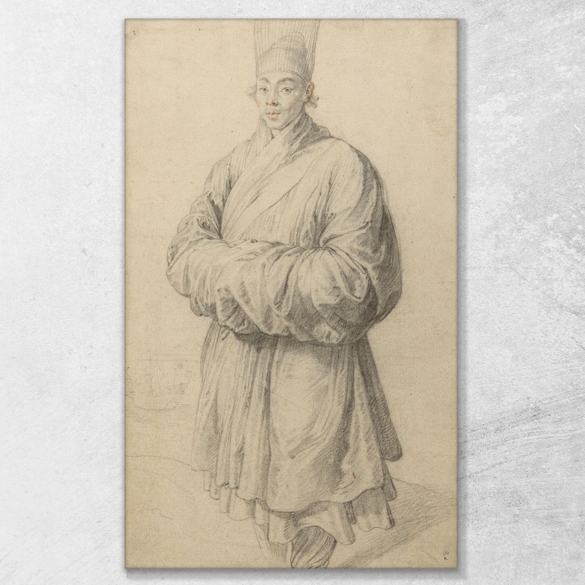 Man In Korean Costume Peter Paul Rubens ppr109 canvas print 