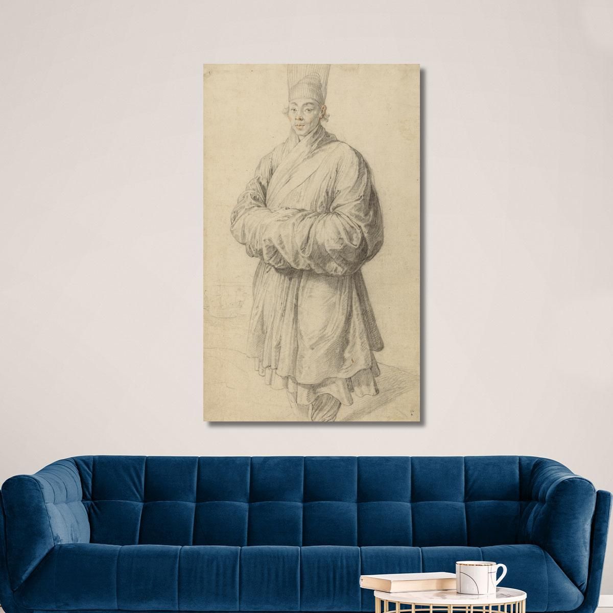Man In Korean Costume Peter Paul Rubens ppr109 canvas print 