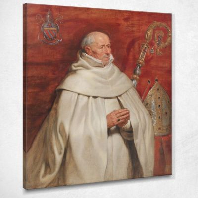 Matthaeus Yrsselius Abbot Of Sint-Michiel'S Abbey In Antwerp Peter Paul Rubens ppr112 canvas print 
