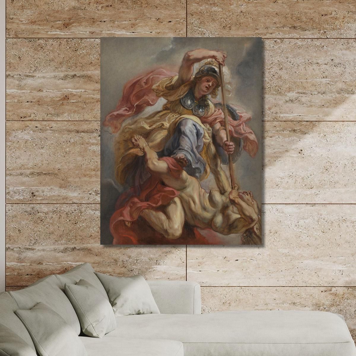 Minerva Overcoming Ignorance Peter Paul Rubens ppr115 canvas print 