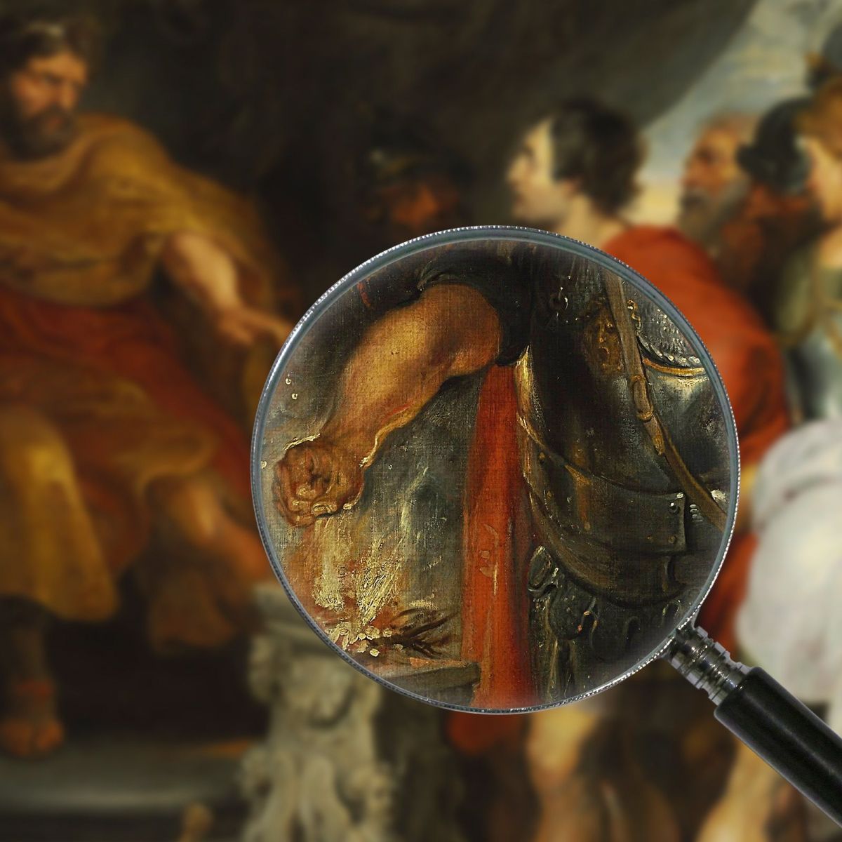 Mucius Scaevola Before Lars Porsenna Peter Paul Rubens ppr116 canvas print